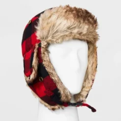 Men's Faux Fur Trapper Hat - Goodfellow & Co™ Red -Men's Style official Store GUEST 0b813ebd 6d71 4a05 bafa 9d23ba81deaf