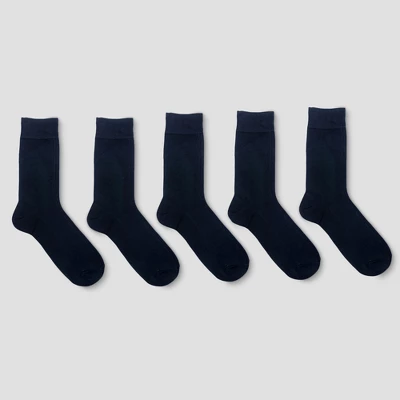 Men's Flat Knit Dress Socks 5pk - Goodfellow & Co™ 2 Men's Flat Knit Dress Socks 5pk - Goodfellow & Co™ - Image 2