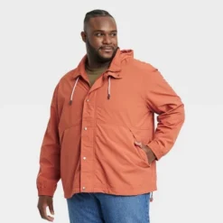 Men's Elevated Rain Jacket - Goodfellow & Co™ Orange -Men's Style official Store GUEST 10a9ac6f d636 4023 b2d1 ff90d36333c1