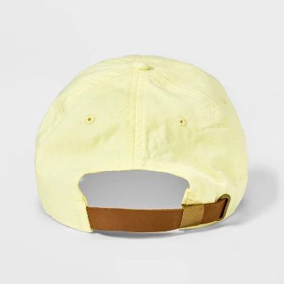 Men's Cotton Baseball Hat - Goodfellow & Co™ Yellow 1 Men's Cotton Baseball Hat - Goodfellow & Co™ Yellow