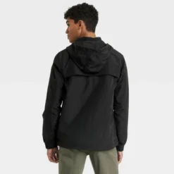 Men's Elevated Rain Coat - Goodfellow & Co™ Black