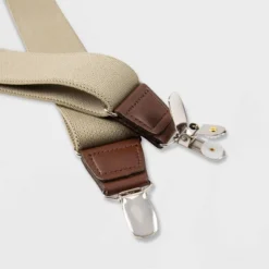 Men's Solid Suspender - Goodfellow & Co™ Brown/Khaki One Size -Men's Style official Store GUEST 1efc666a 8692 46c9 88e0 5e2f5f1d7d5e