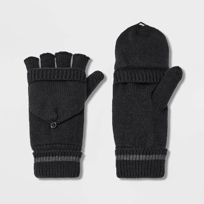 Men's Convertible Mittens With Fleece Lined - Goodfellow & Co™ 1 Men's Convertible Mittens With Fleece Lined - Goodfellow & Co™