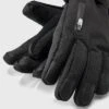 Men's Zip Pocket Repstop Ski Gloves - Goodfellow & Co™ Black