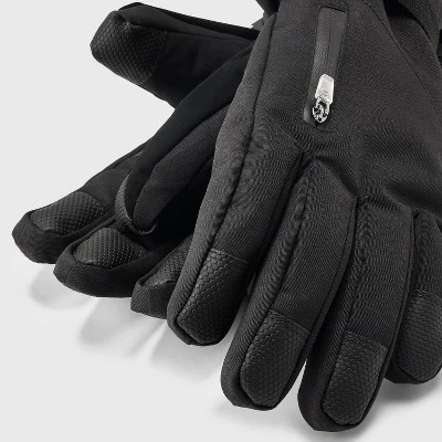 Men's Zip Pocket Repstop Ski Gloves - Goodfellow & Co™ Black 1 Men's Zip Pocket Repstop Ski Gloves - Goodfellow & Co™ Black