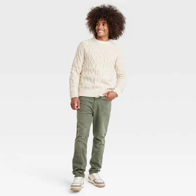Men's Cable Knit Pullover Sweater - Goodfellow & Co™ 2 Men's Cable Knit Pullover Sweater - Goodfellow & Co™ - Image 2