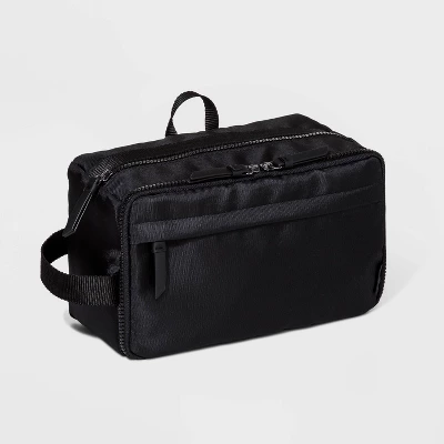 Men's Dopp Kit Clutch - Goodfellow & Co™ Black One Size 1 Men's Dopp Kit Clutch - Goodfellow & Co™ Black One Size