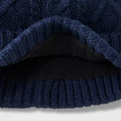 Men's Cable Lined Beanie - Goodfellow & Co™ Navy Blue -Men's Style official Store GUEST 3dc75e27 6653 490c aa71 271f9481f079