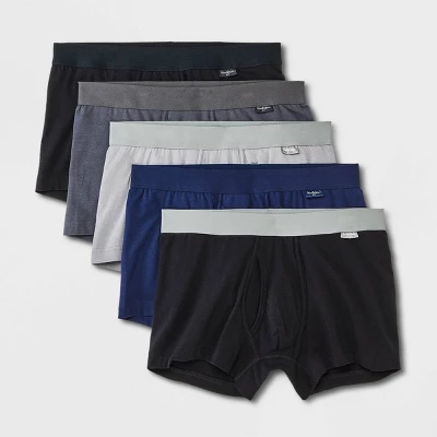 Men's Trunks 5pk - Goodfellow & Co™ Gray/Blue/Black 4 Men's Trunks 5pk - Goodfellow & Co™ Gray/Blue/Black - Image 4