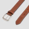 Men's Marled Double Stitch Belt - Goodfellow & Co™ Tan