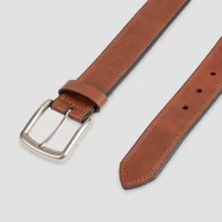 Men's Big & Tall Double Stitch Belt - Goodfellow & Co™ Tan -Men's Style official Store GUEST 4a3b68e8 6e47 47dd 8fd2 81fb30472288