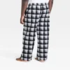 Men's Plaid Microfleece Pajama Pants - Goodfellow & Co™