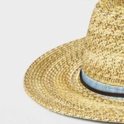 Men's Marled Straw Panama Hat With Chin Strap - Goodfellow & Co™ Cream -Men's Style official Store GUEST 604d4135 7253 45e1 9c0a 94d480258825