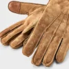 Men's Faux Shearling Suede Gloves - Goodfellow & Co™ Tan