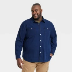 Men's Button-Down Shirt - Goodfellow & Co™ Dark Blue -Men's Style official Store GUEST 6228ae10 99c5 42f7 a18a 2f6d87a9e444
