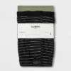 Men's Striped 2pk Knit Boxer - Goodfellow & Co™ Black