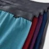 Men's Boxer Briefs 5pk - Goodfellow & Co™ Plum Purple/Burgundy/Teal Blue