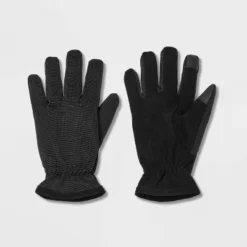 Men's Hybrid Touch With Thinsulate Gloves - Goodfellow & Co™ Black