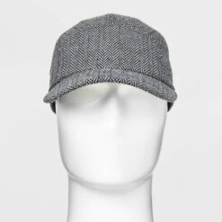 Men's Herringbone 5 Panel Baseball Hat - Goodfellow & Co™ Gray