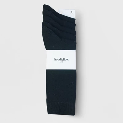 Men's Flat Knit Dress Socks 5pk - Goodfellow & Co™ 1 Men's Flat Knit Dress Socks 5pk - Goodfellow & Co™