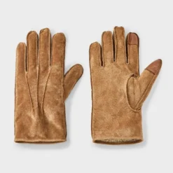 Men's Faux Shearling Suede Gloves - Goodfellow & Co™ Tan -Men's Style official Store GUEST 7f329939 279a 4312 bcd3 f780763f086c