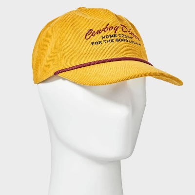 Men's Cowboy Diner Baseball Hat - Goodfellow & Co™ Yellow 1 Men's Cowboy Diner Baseball Hat - Goodfellow & Co™ Yellow
