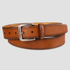Men's Leather Belt With Stitch - Goodfellow & Co™ Tan -Men's Style official Store GUEST 9d84fa44 6e79 4eb6 a77c 2845bf25a512
