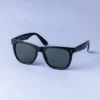 Men's Square Surf Plastic Sunglasses - Goodfellow & Co™ Black: UV Protection, Recycled Frame