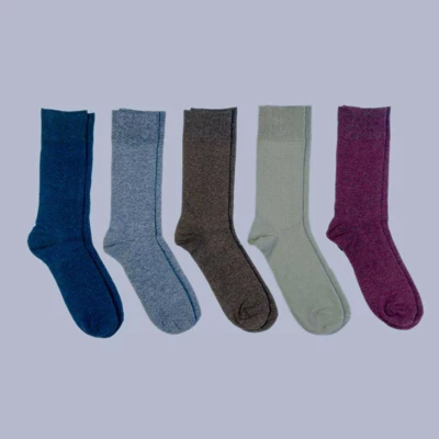 Men's Flat Knit Dress Socks 5pk - Goodfellow & Co™ 3 Men's Flat Knit Dress Socks 5pk - Goodfellow & Co™ - Image 3
