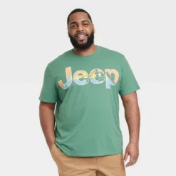 Men's Regular Fit Jeep Short Sleeve T-Shirt - Goodfellow & Co™ Green -Men's Style official Store GUEST a297f3e2 fa46 4e97 9473 91cfcd016ce2