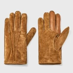 Men's Faux Shearling Lined Pig Suede Gloves - Goodfellow & Co™ Brown -Men's Style official Store GUEST a5bb2294 f9f0 44d8 9c5c 997116a7869c