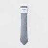 Men's Non Solid Striped Tie - Goodfellow & Co™ Silver