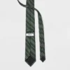 Men's Striped Neck Tie - Goodfellow & Co™ Olive Green One Size