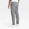 Men's Regular Fit Tapered Jogger Pants - Goodfellow & Co™ Dark Gray