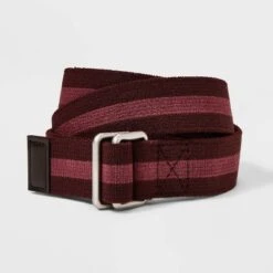 Men's Striped Stretch Belt - Goodfellow & Co™ Red -Men's Style official Store GUEST e9c33d6c 5585 4d8e 8eb1 599a79c2a8b0