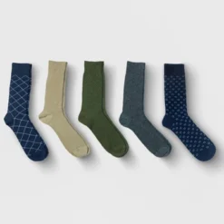 Men's Textured Dress Socks 5pk - Goodfellow & Co™ 7-12 -Men's Style official Store GUEST ff14012b 6393 4cea a4b7 2963ce4aba7d